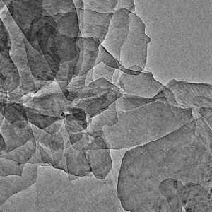 Brightfield transmission electron microscopy of synthetic bone mineral containing pyrophosphate